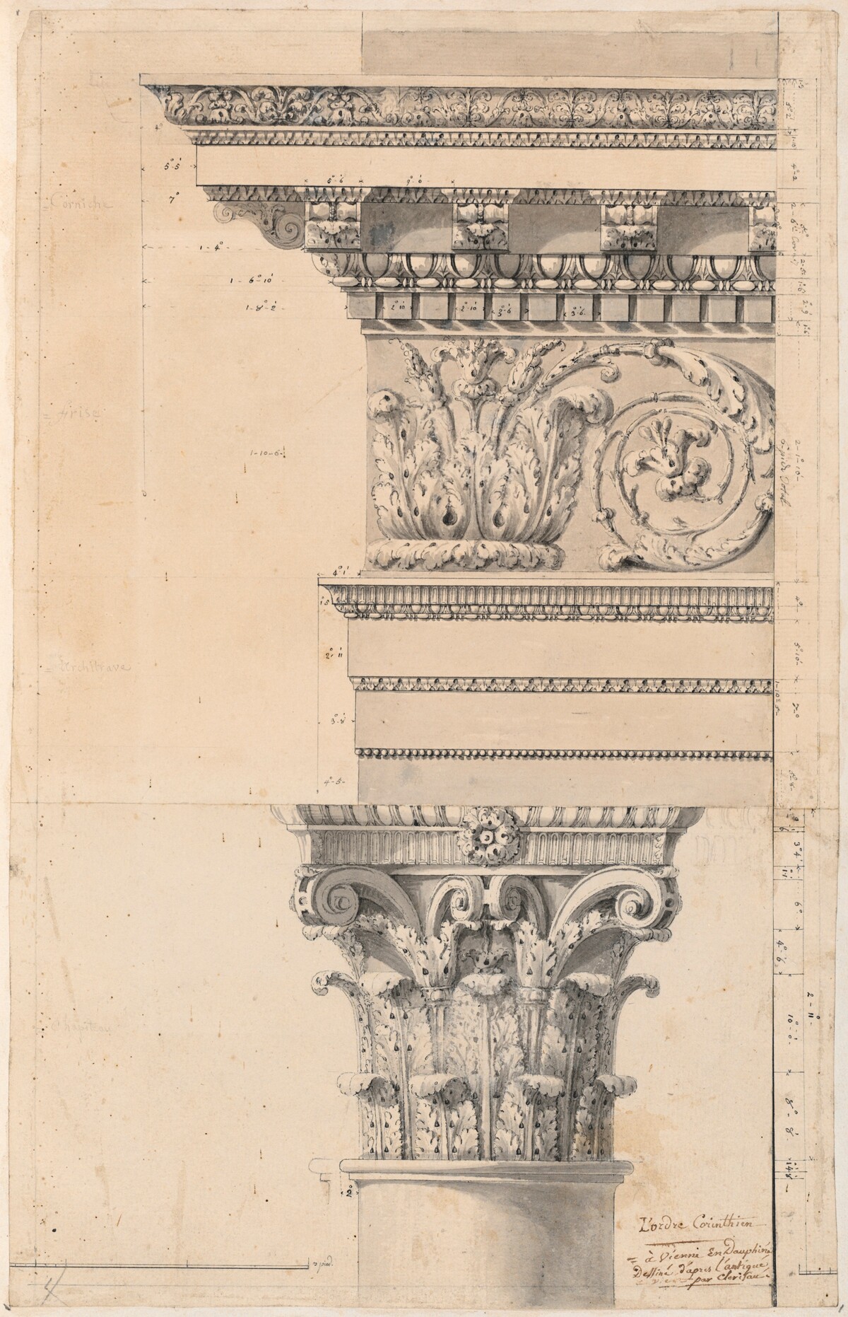 L'Ordre Corinthian by Charles Louis Clérisseau
