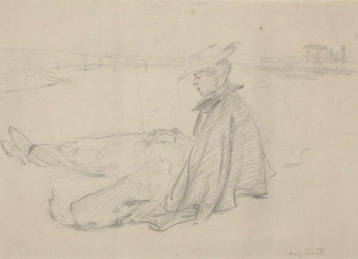 Two Figures by Lovis Corinth