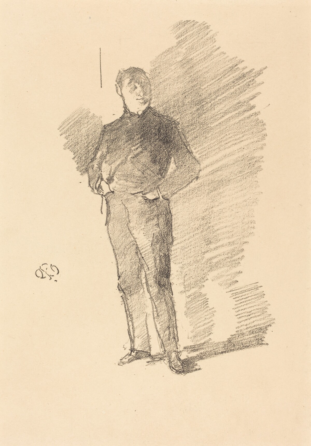 Study No. 2: Mr. Thomas Way by James McNeill Whistler