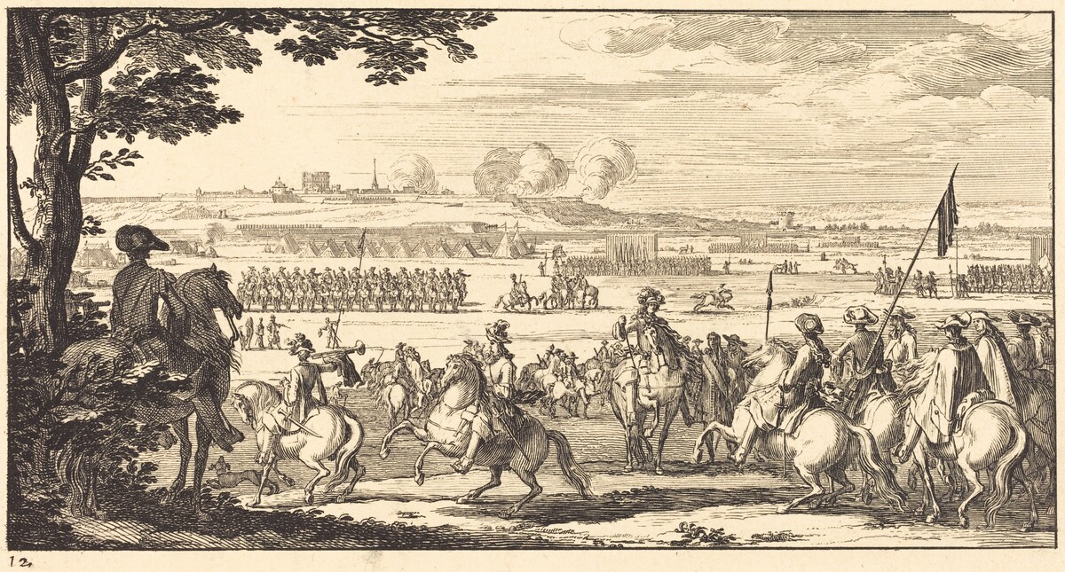 Landscape with an Army by Sébastien Le Clerc I