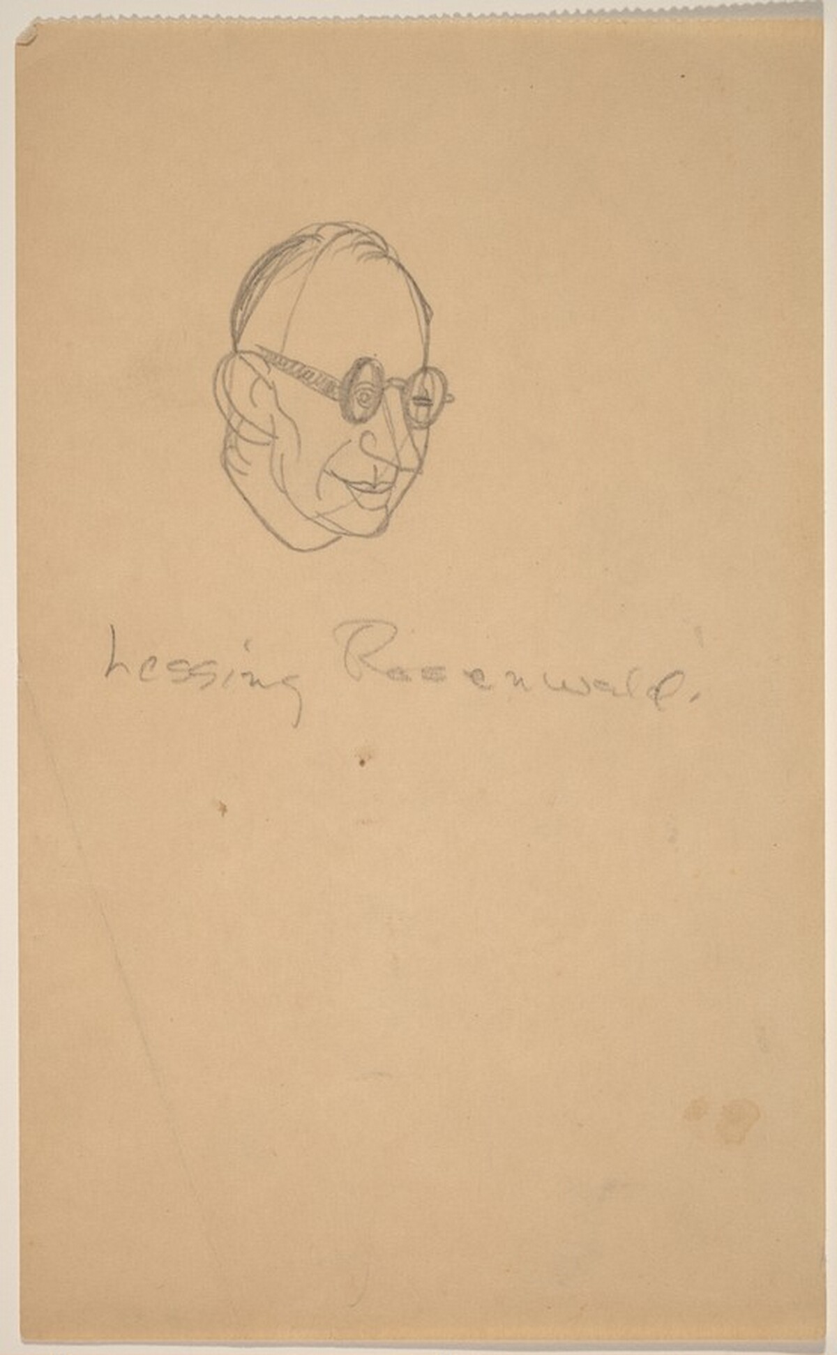 Lessing J. Rosenwald by Alfred Bendiner