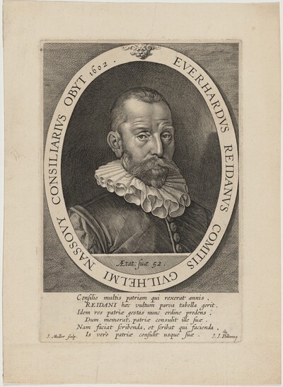 Everhard Reidan, Friend of William the Silent