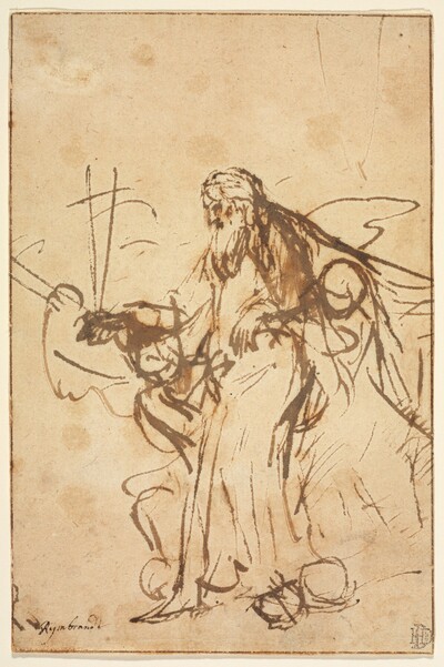 God the Father Supported by Angels