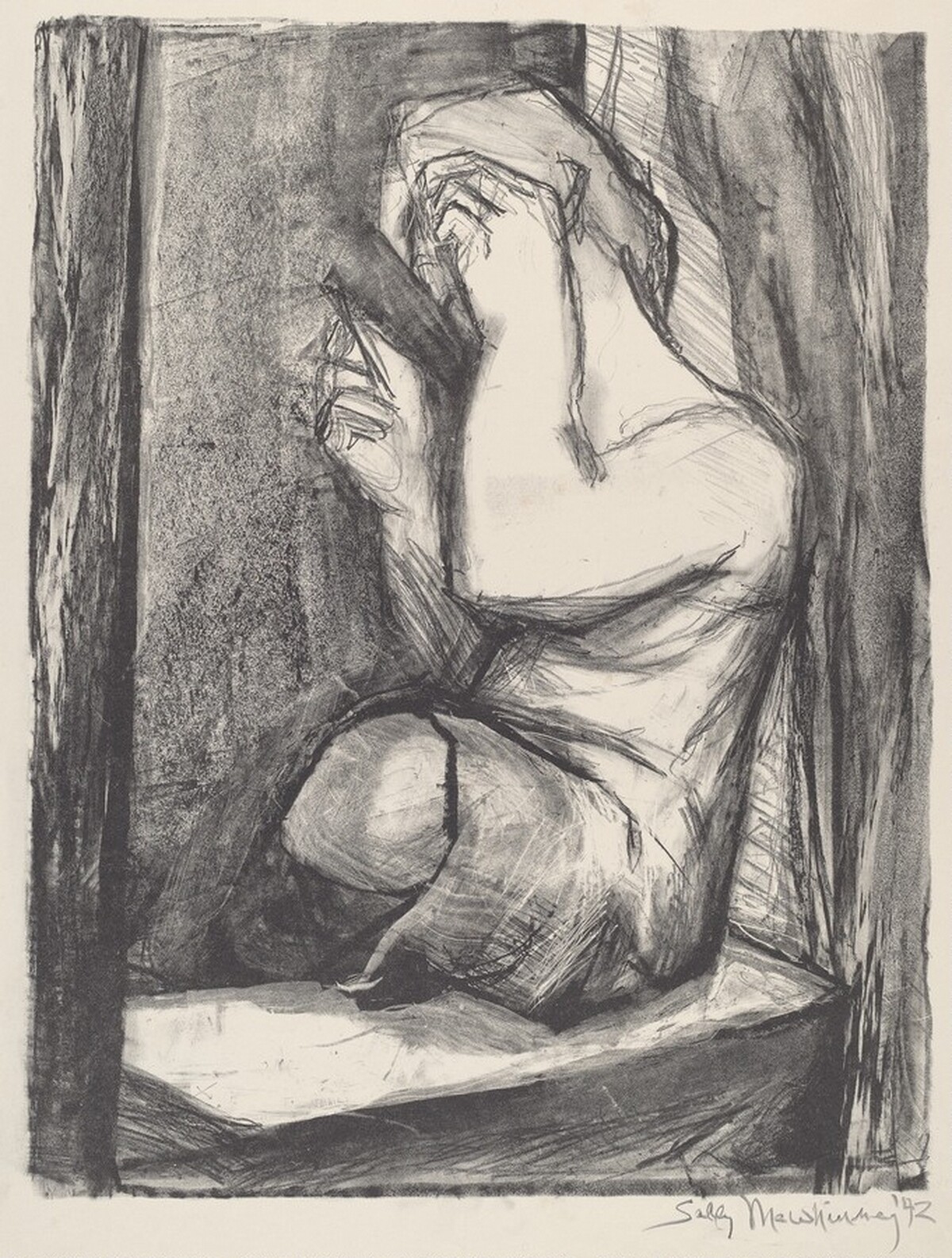 Untitled (Seated Woman) by Sally McWhinney