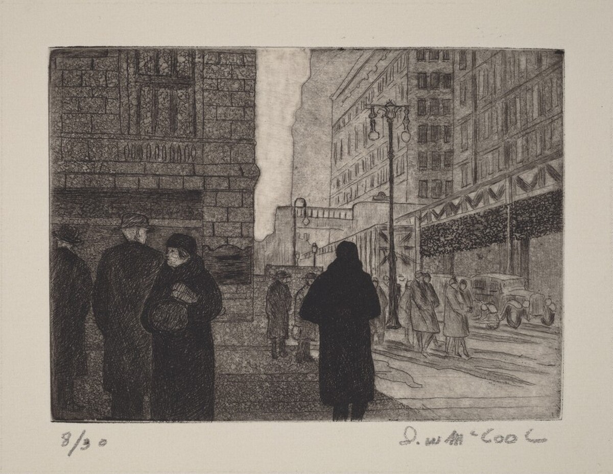 Untitled (Street Scene) by Ira W. McCool