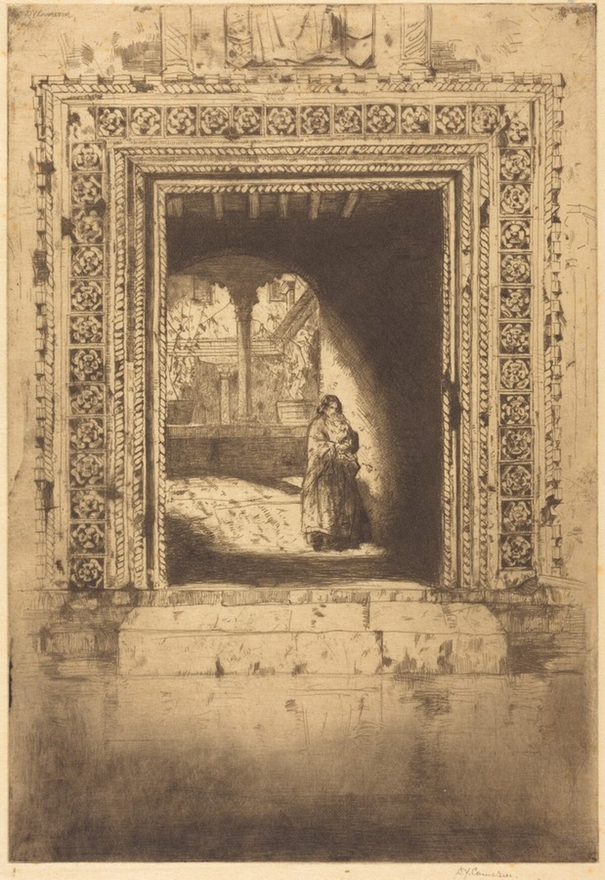 The Abbazia, Venice by David Young Cameron