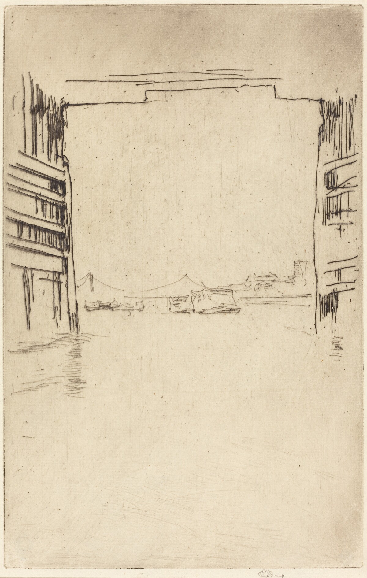 Under Old Battersea Bridge by James McNeill Whistler