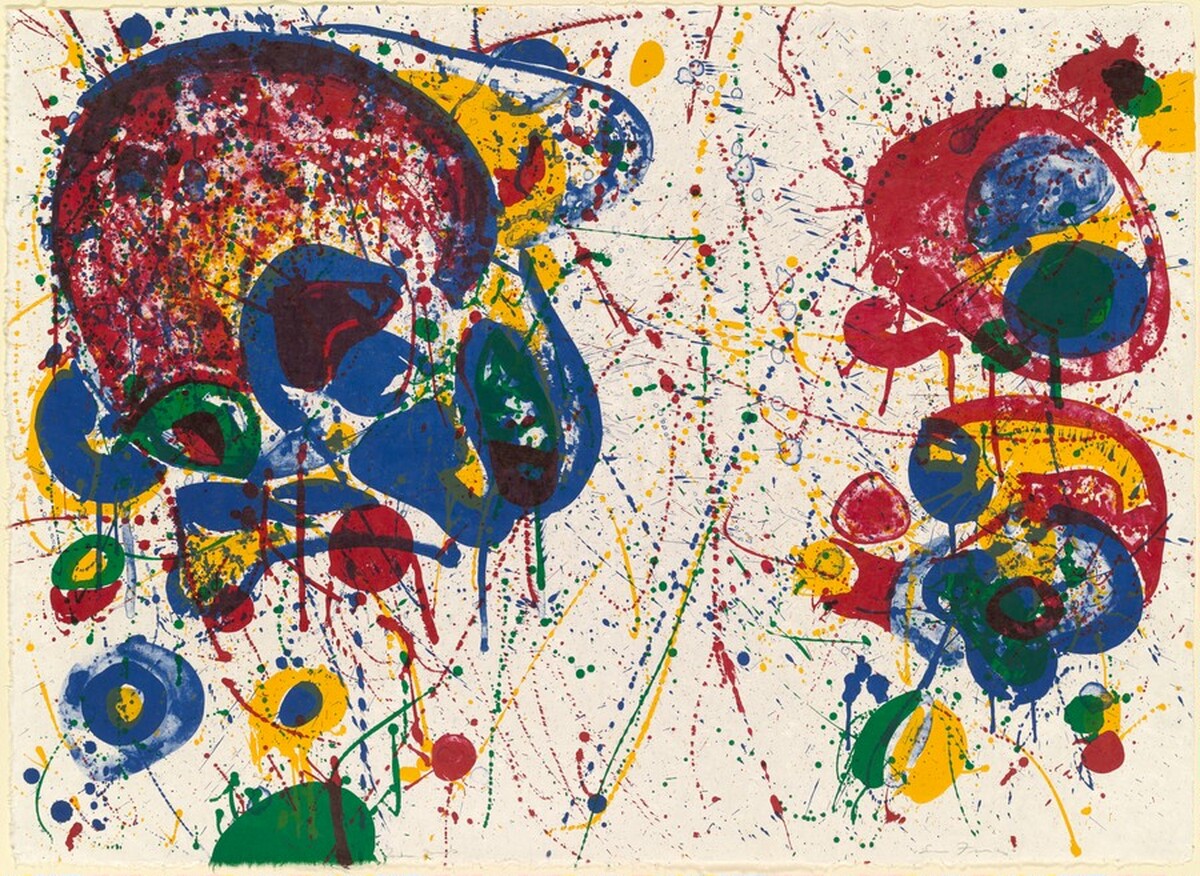 Untitled by Sam Francis