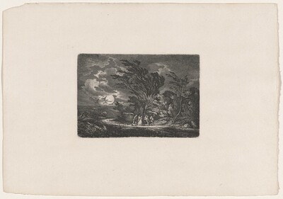 Five Travellers in the Moonlight