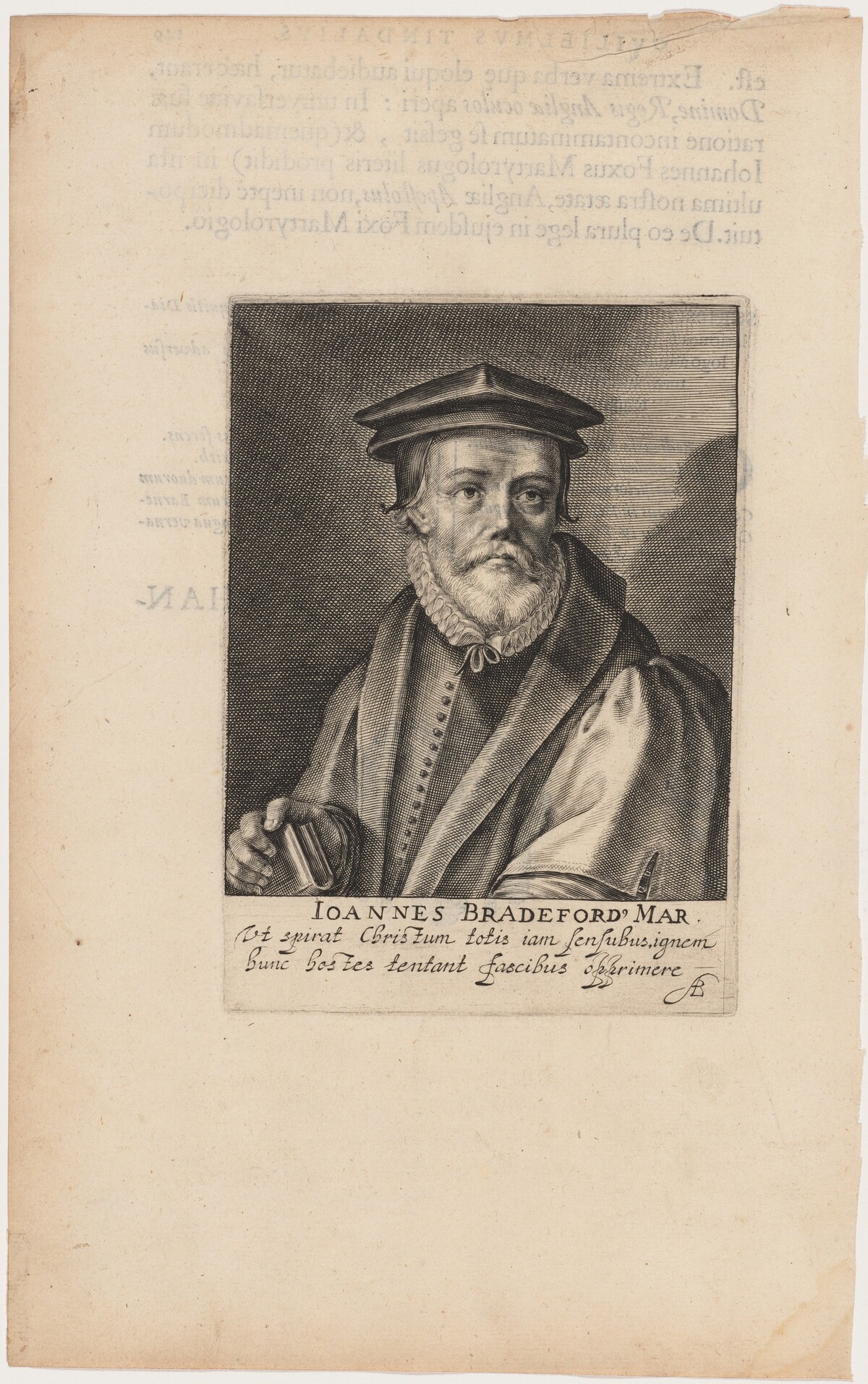 John Bradford, Protestant Martyr by Willem de Passe and Magdalena de Passe