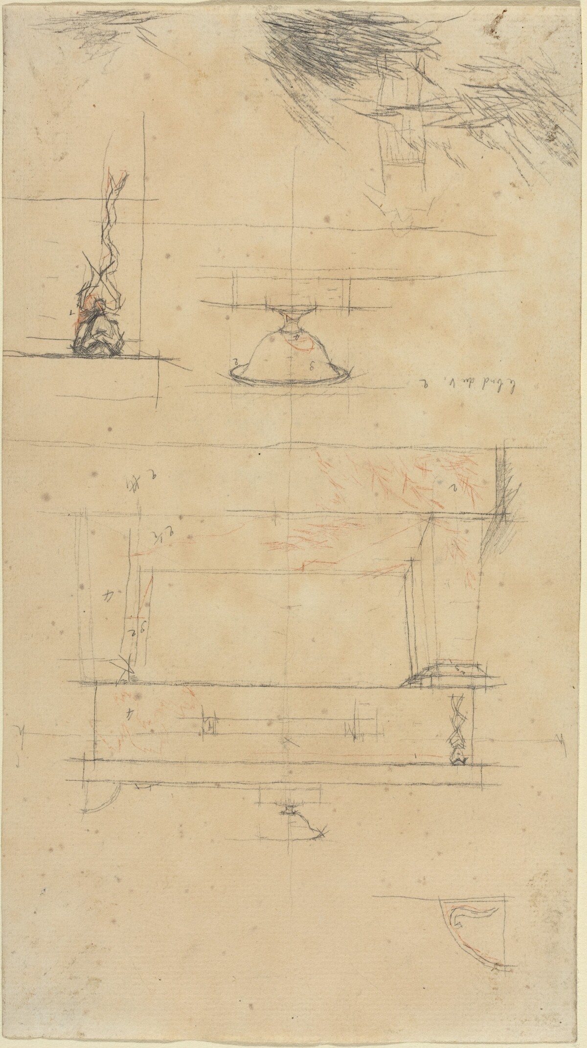 Moliere's Tomb by Charles Meryon