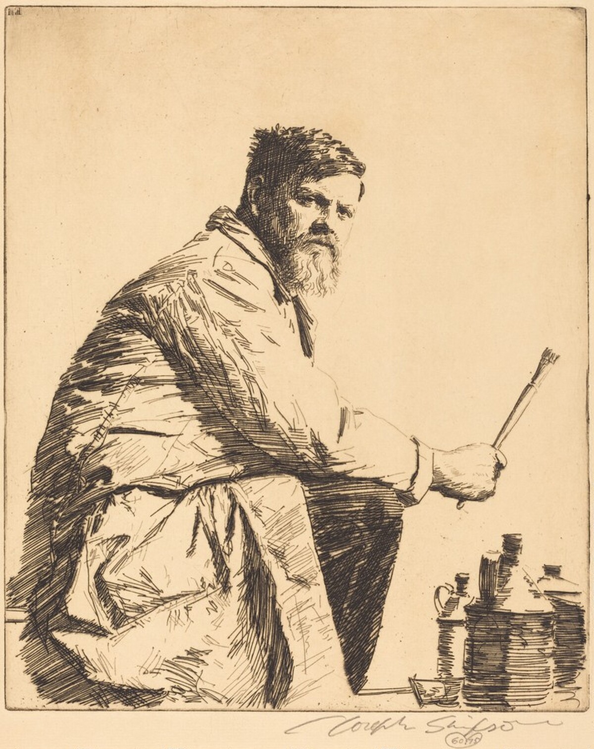 Brangwyn by Joseph Simpson