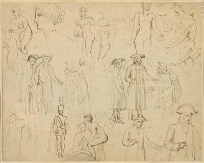Roger de Coverley and the Gypsies [verso]