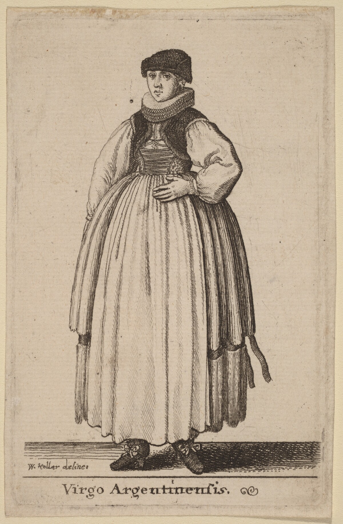 Virgo Argentinensis by Wenceslaus Hollar