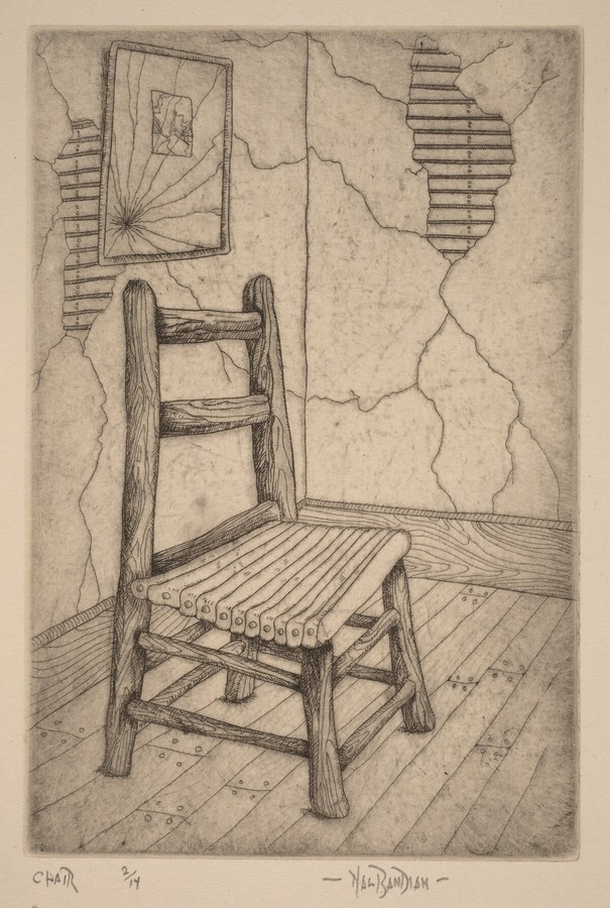 Chair by Nalbandian, Karnig
