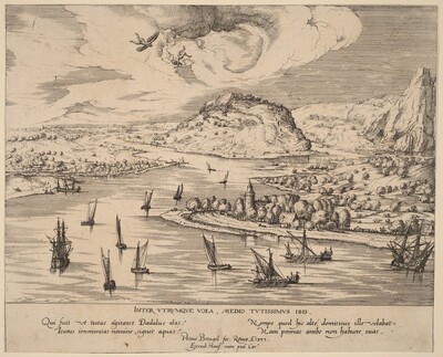 River Landscape with the Fall of Icarus