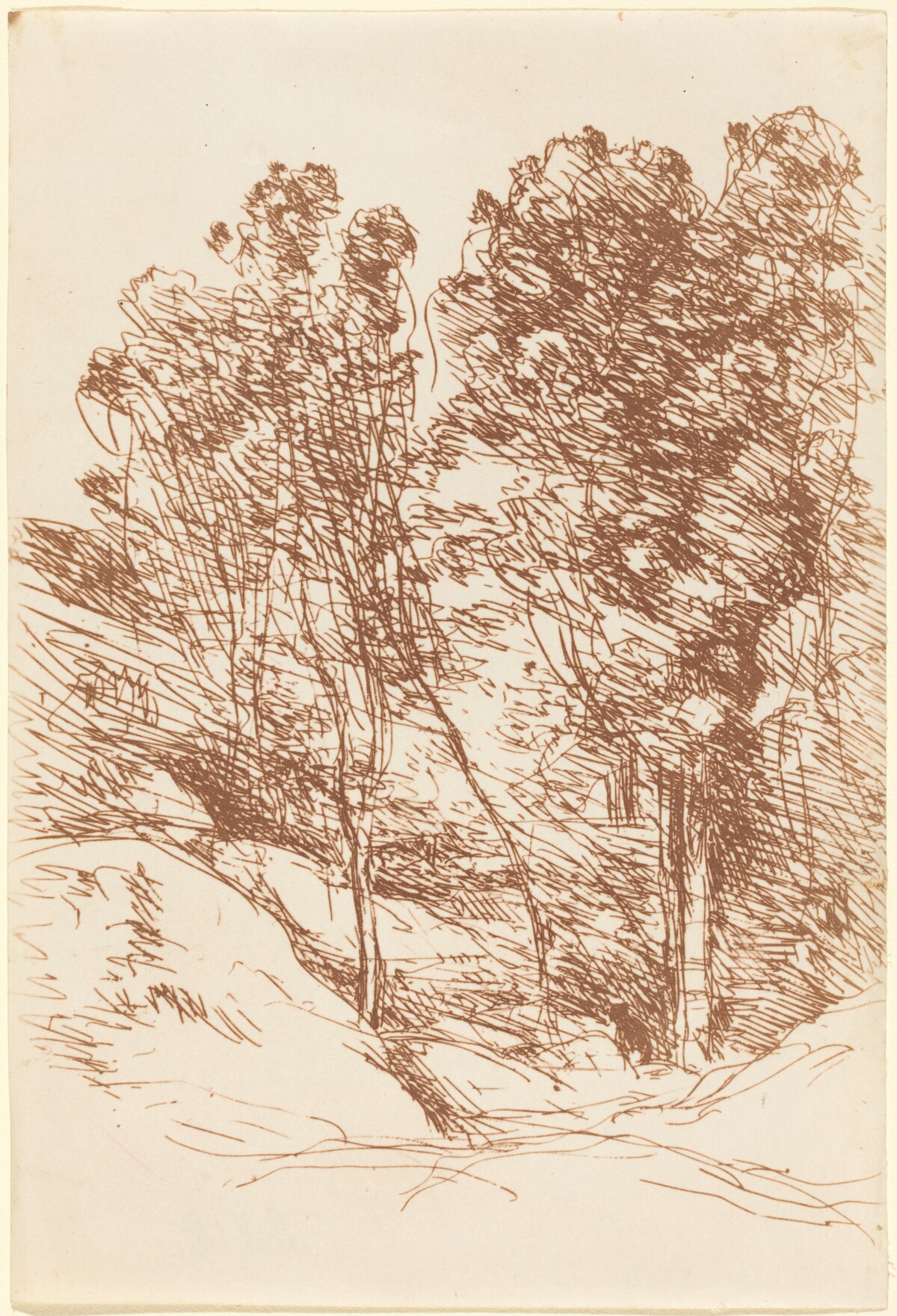 Souvenir of the Sole Valley (Souvenir de la Vallee de la Sole) by Jean-Baptiste-Camille Corot