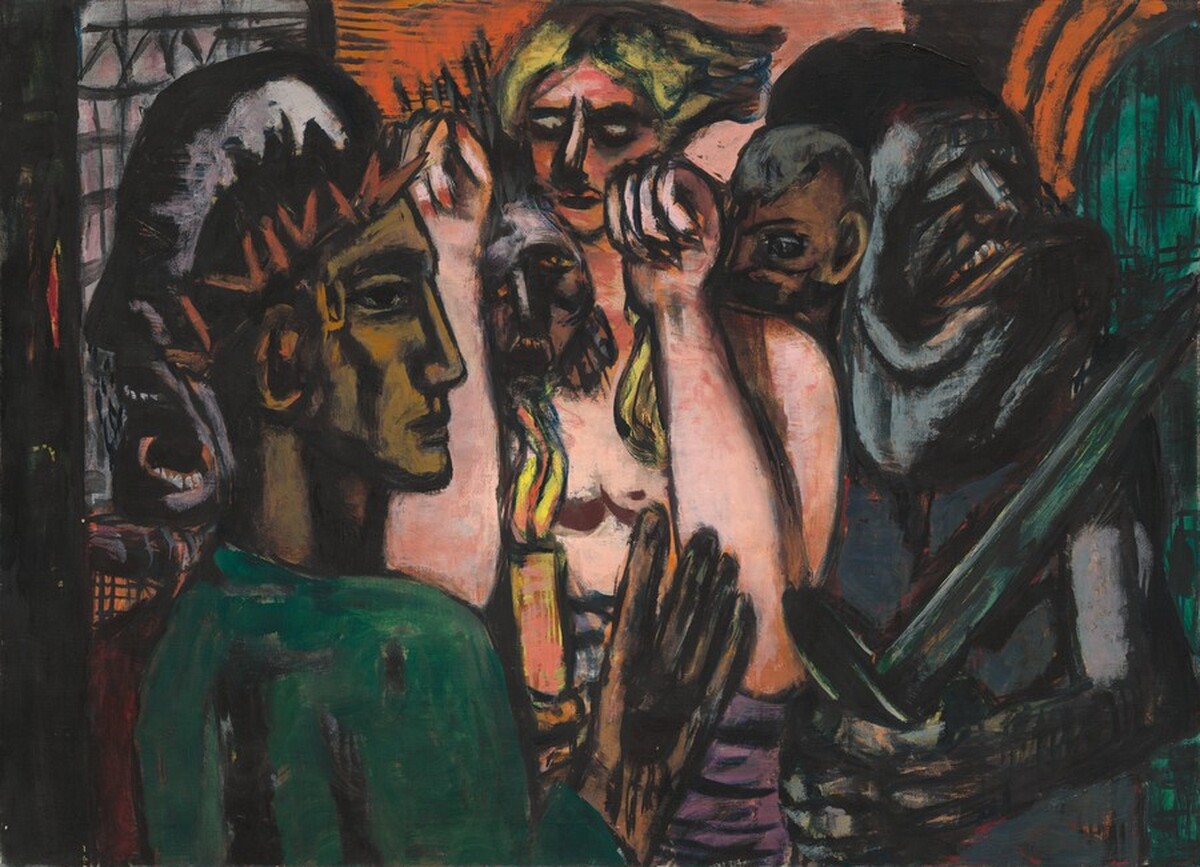 Christ in Limbo by Max Beckmann