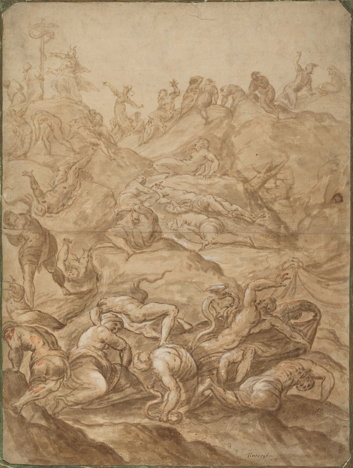 The Brazen Serpent by after Jacopo Tintoretto