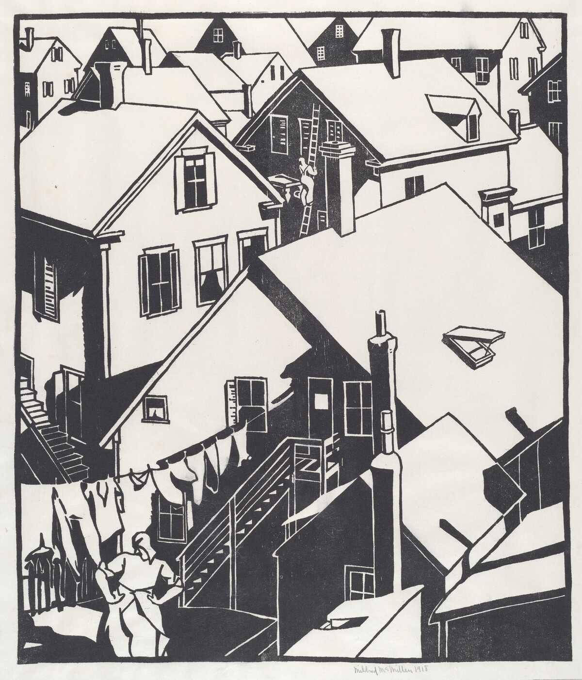 Housetops by Mildred McMillen
