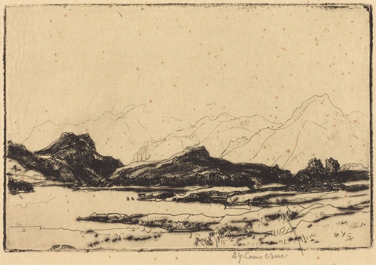 Mull (?) by David Young Cameron