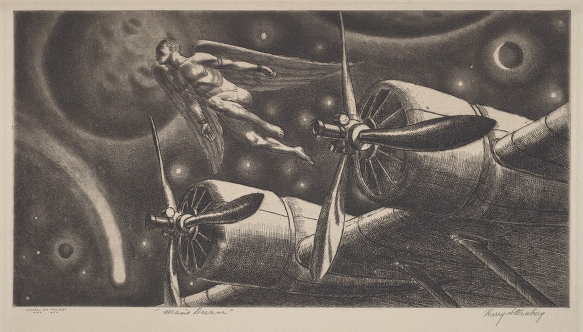 Man's Dream by Harry Sternberg