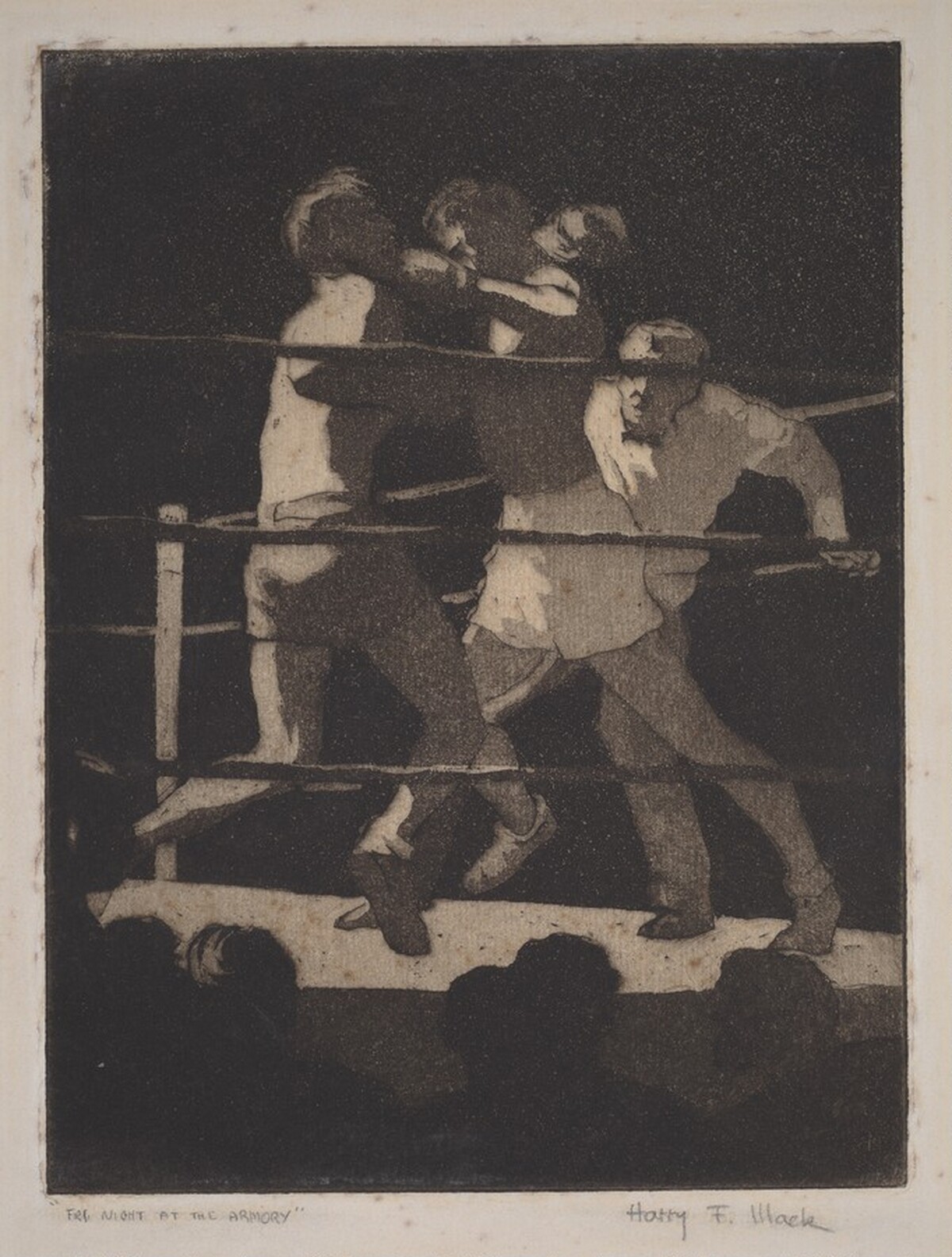 Friday Night at the Armory by Harry Francis Mack