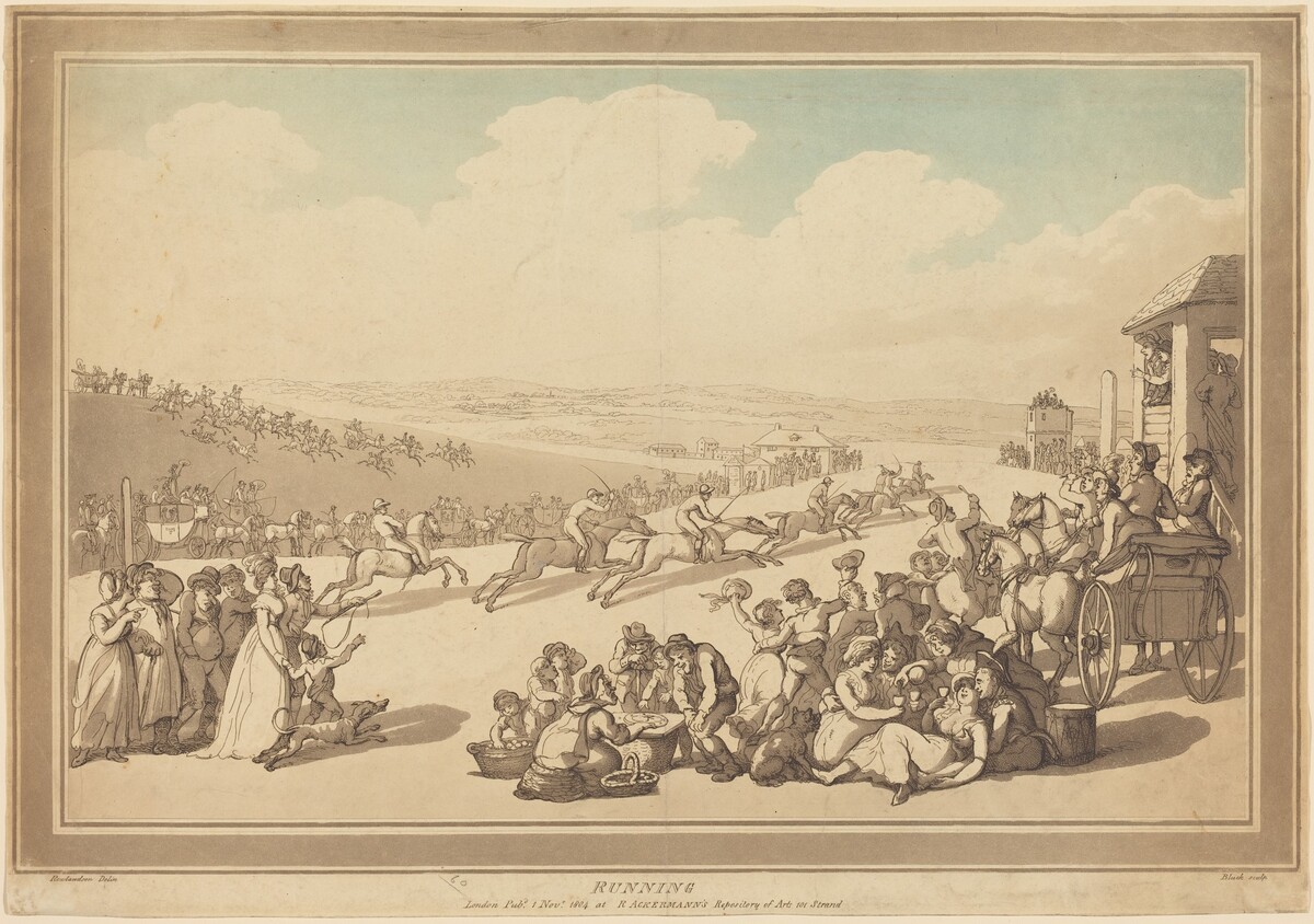 Running by John Bluck after Thomas Rowlandson