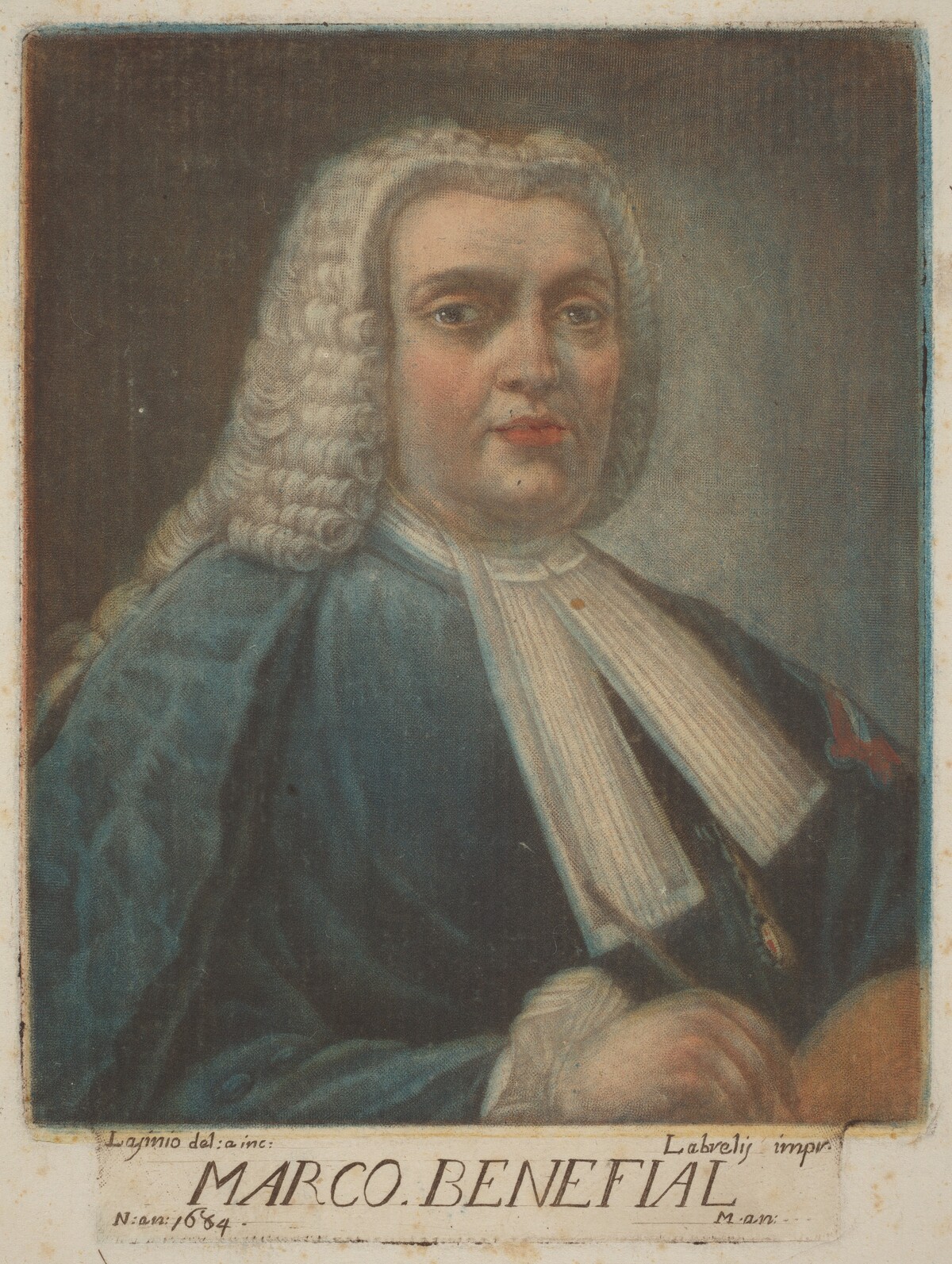 Marco Benefial by Carlo Lasinio, after Marco Benefial
