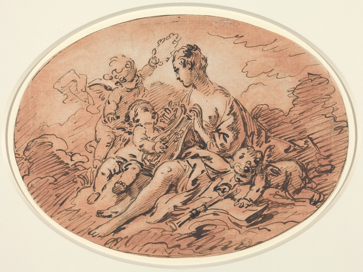 Allegory of Music by François Boucher