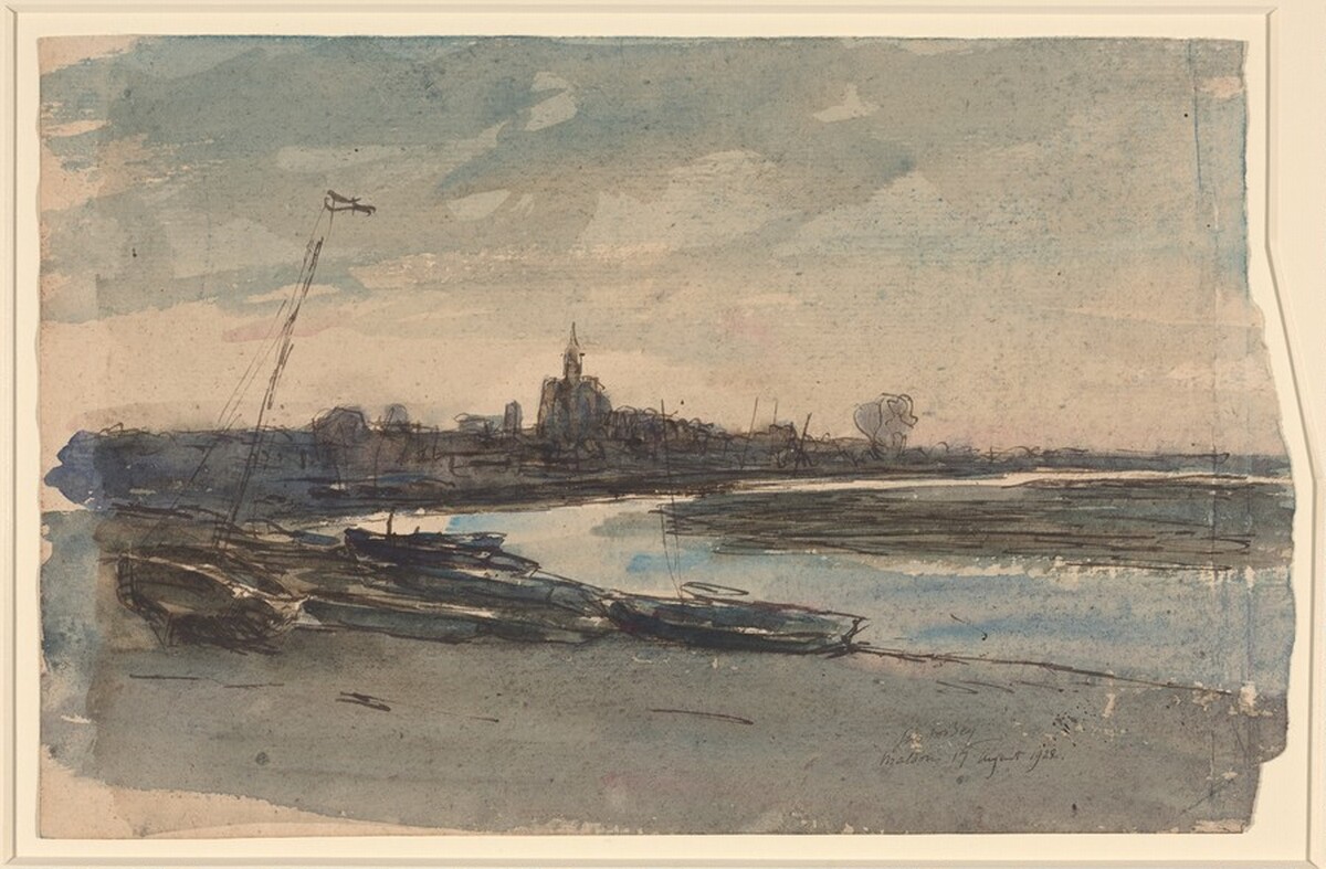 Sunset at Maldon, Essex by James McBey