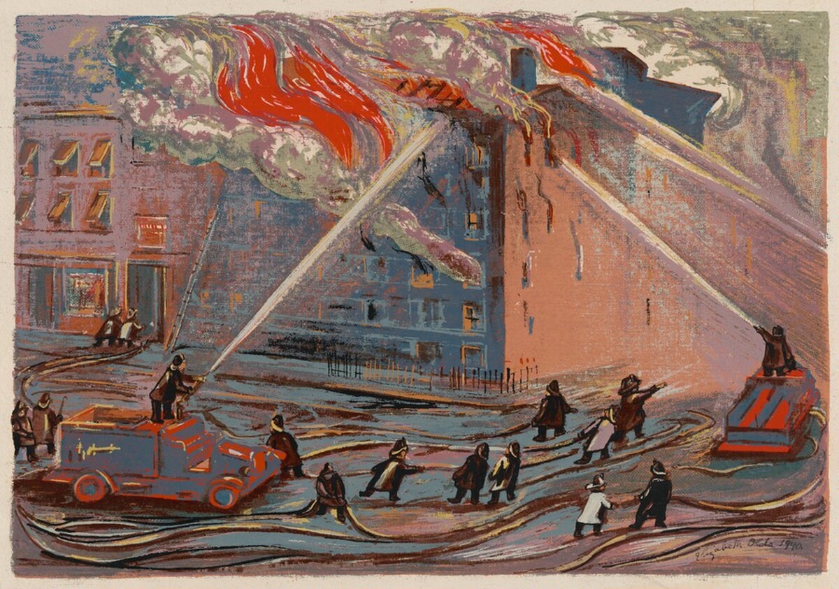 The Great Fire by Elizabeth Olds