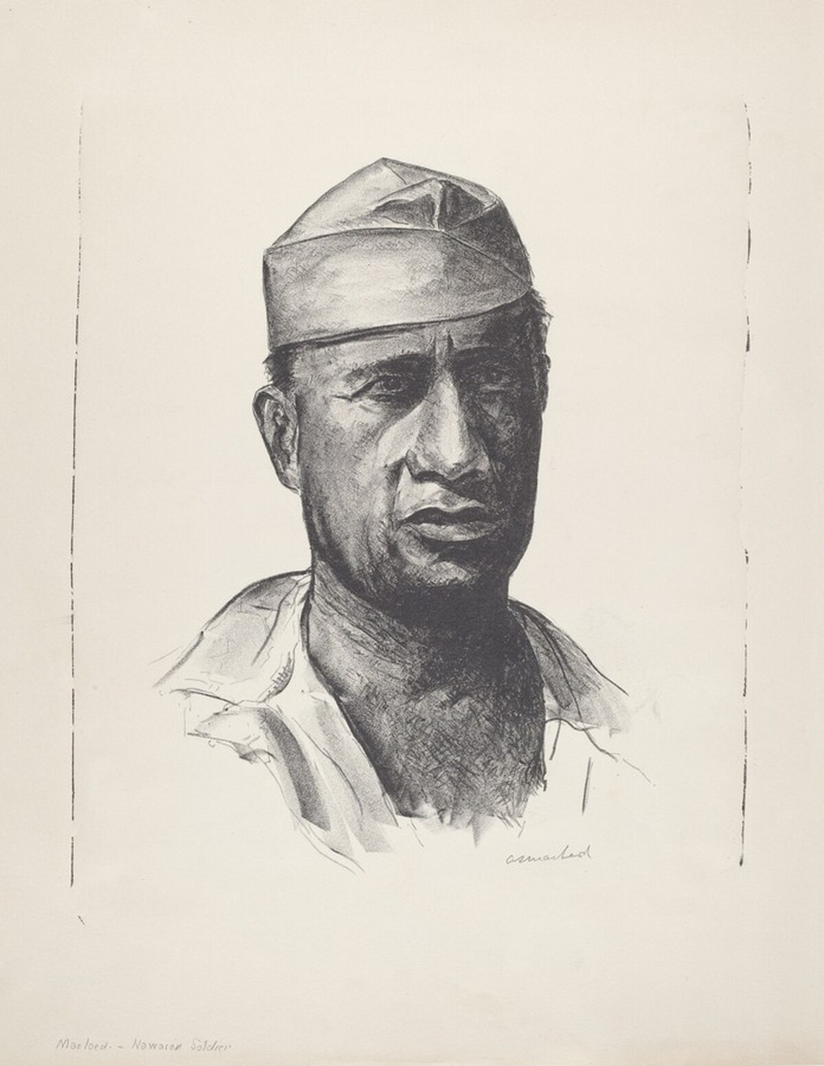 Hawaiian Soldier by Alexander Samuel MacLeod