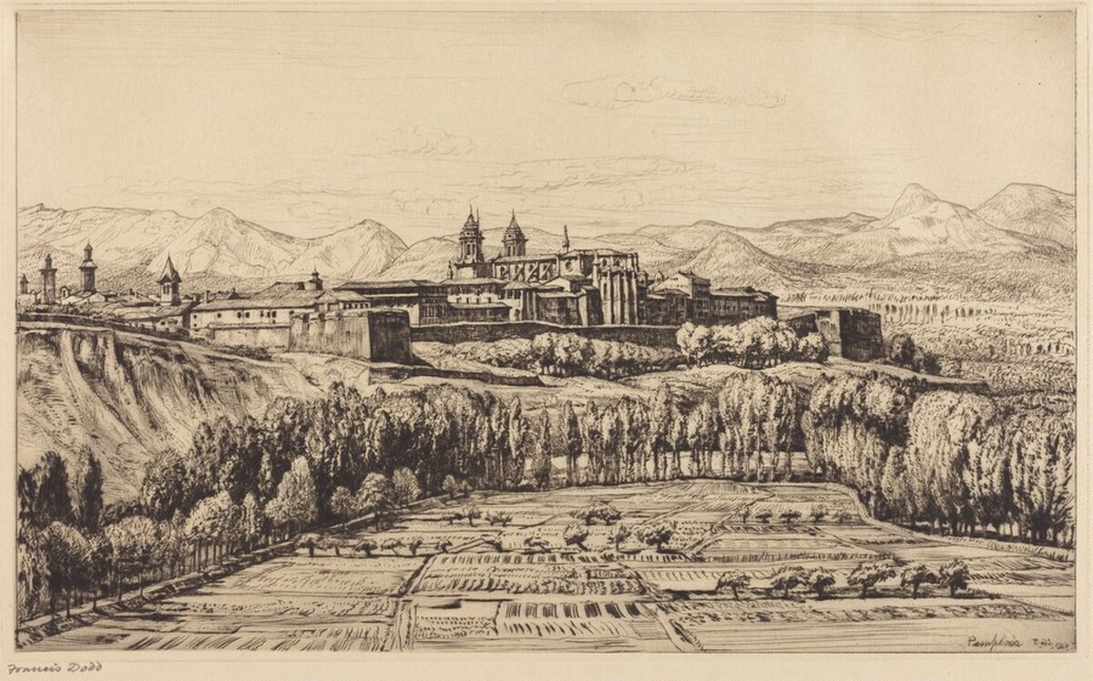 Pamplona by Francis Dodd