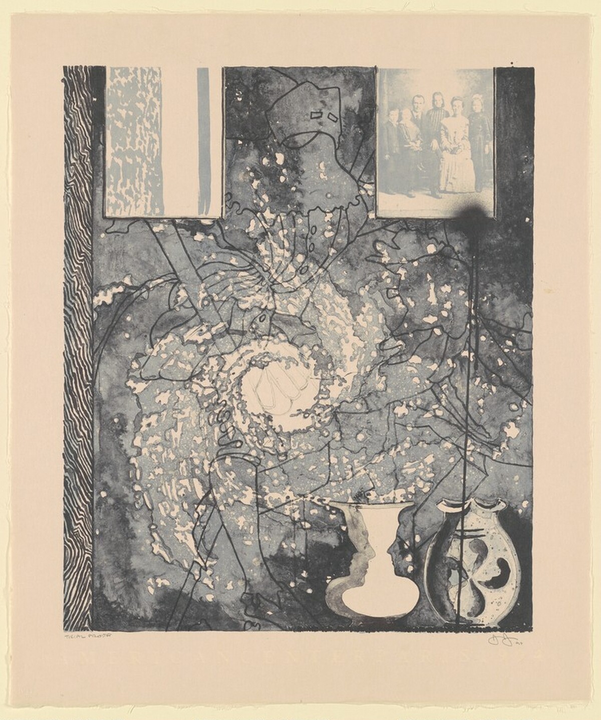 Untitled (American Center) [trial proof] by Jasper Johns