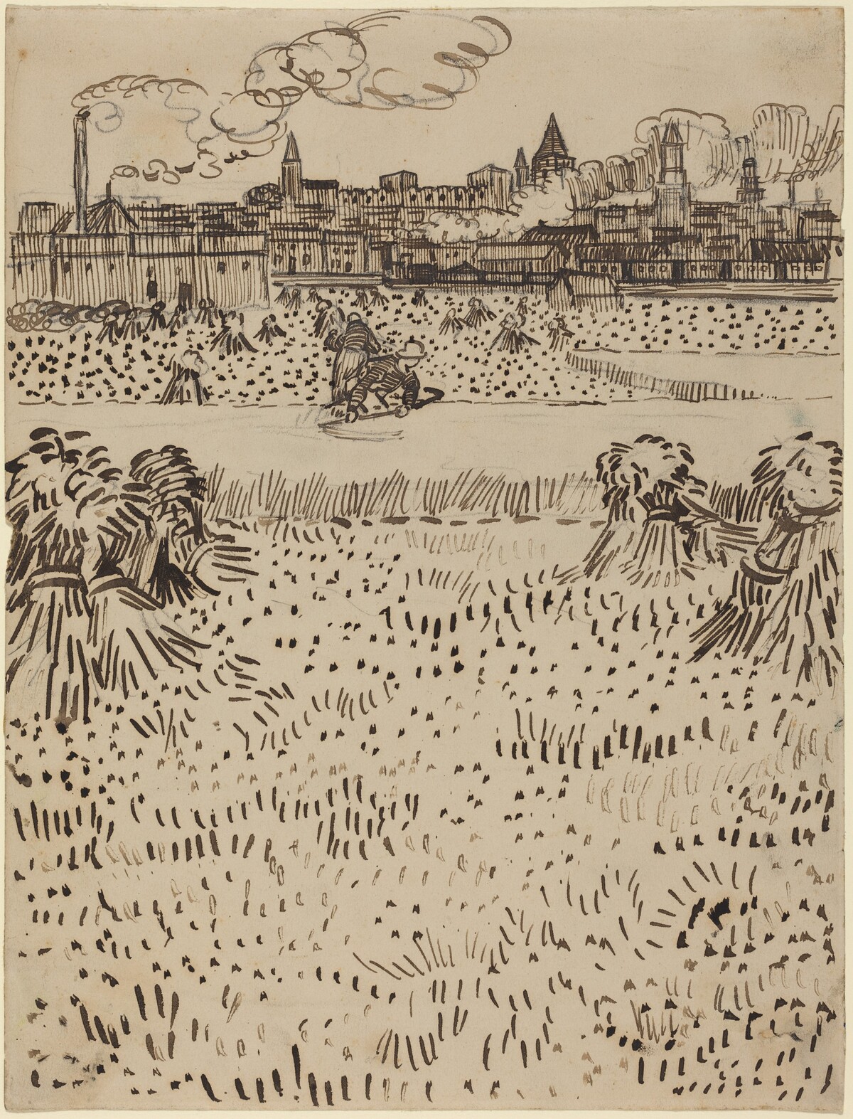 The Harvest by Vincent van Gogh
