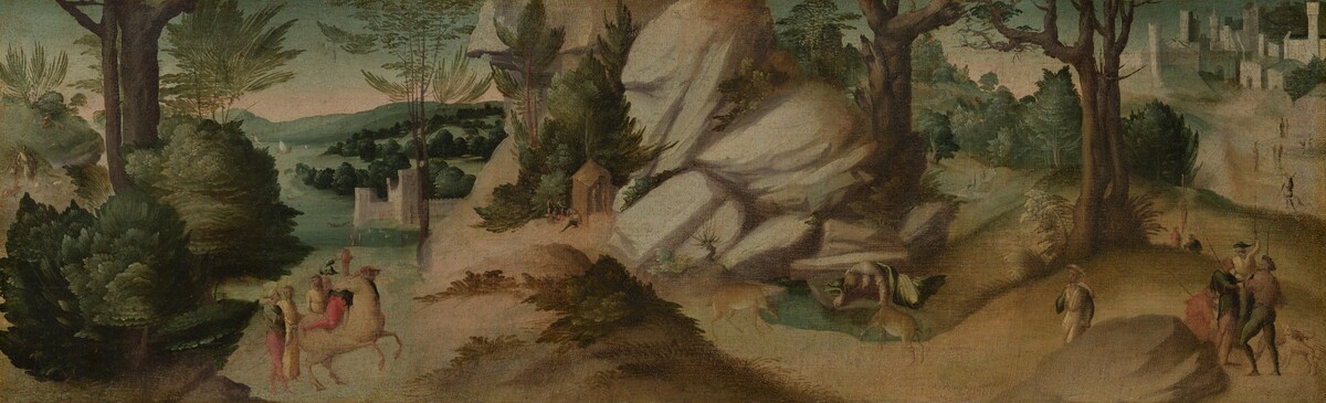 Scenes from a Legend by Giovanni Larciani (Master of the Kress Landscapes)