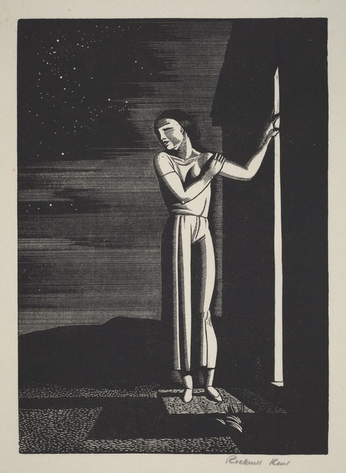 Starry Night by Rockwell Kent