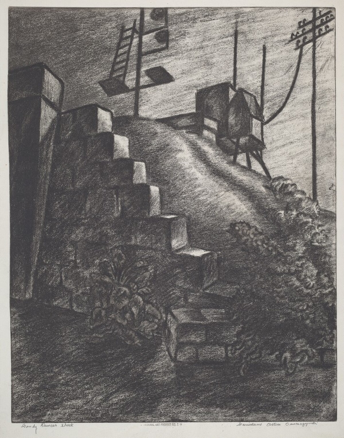 Gandy Dancer Shack by Stanislaus Arturo Osweiczyski