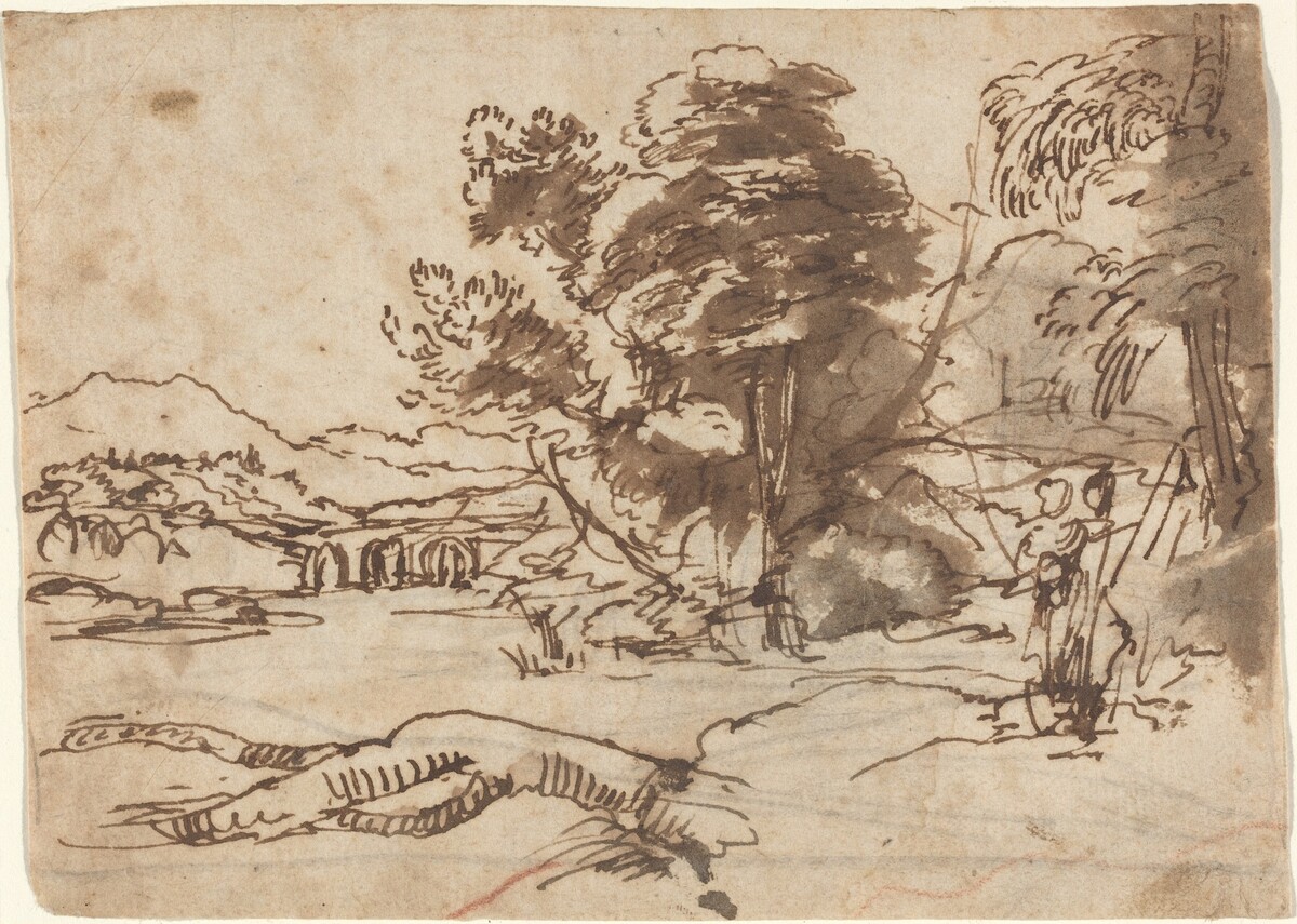 River Landscape by Claude Lorrain