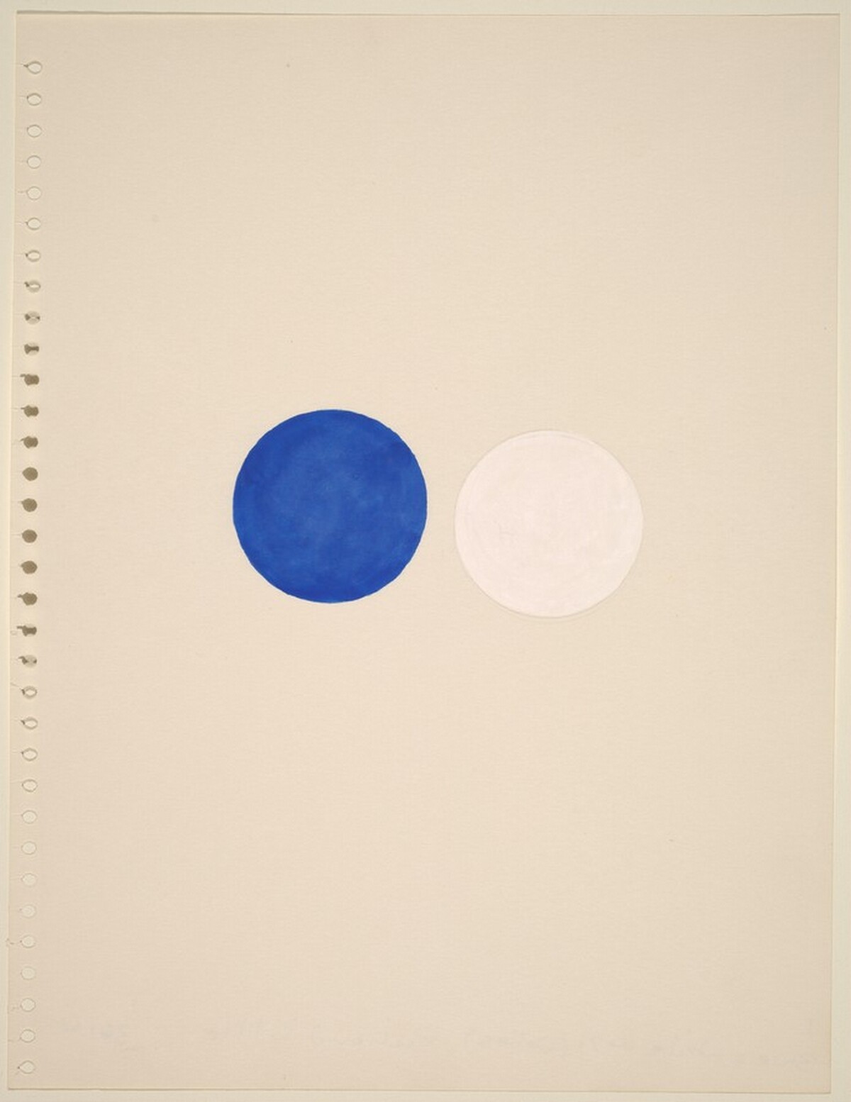 I Blue and White (Dallas) by Richard Tuttle