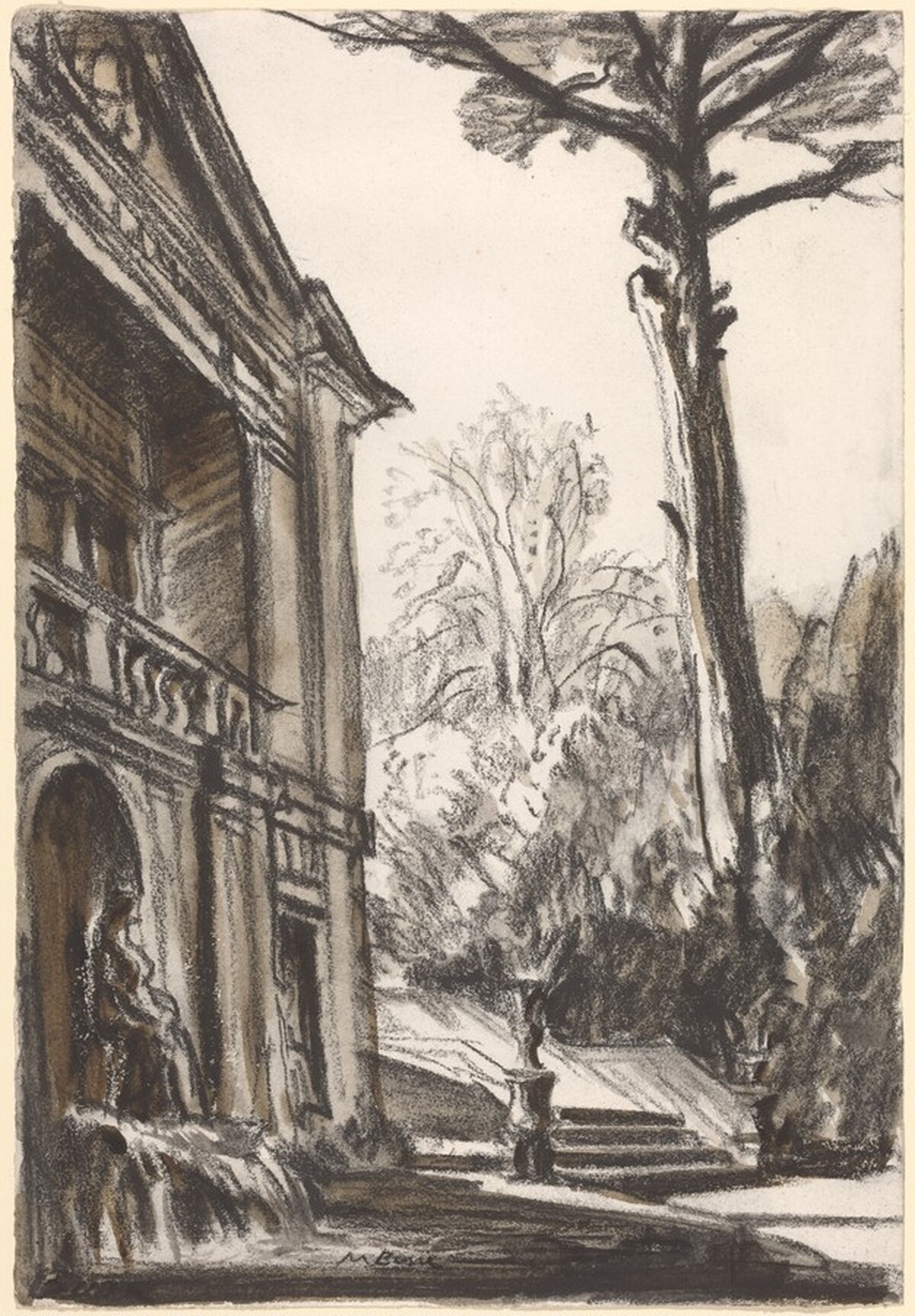 Villa Medici, Rome by Sir Muirhead Bone