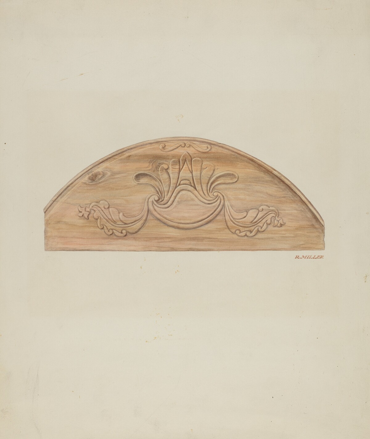 Classical Leaves and Scroll by Randolph F. Miller