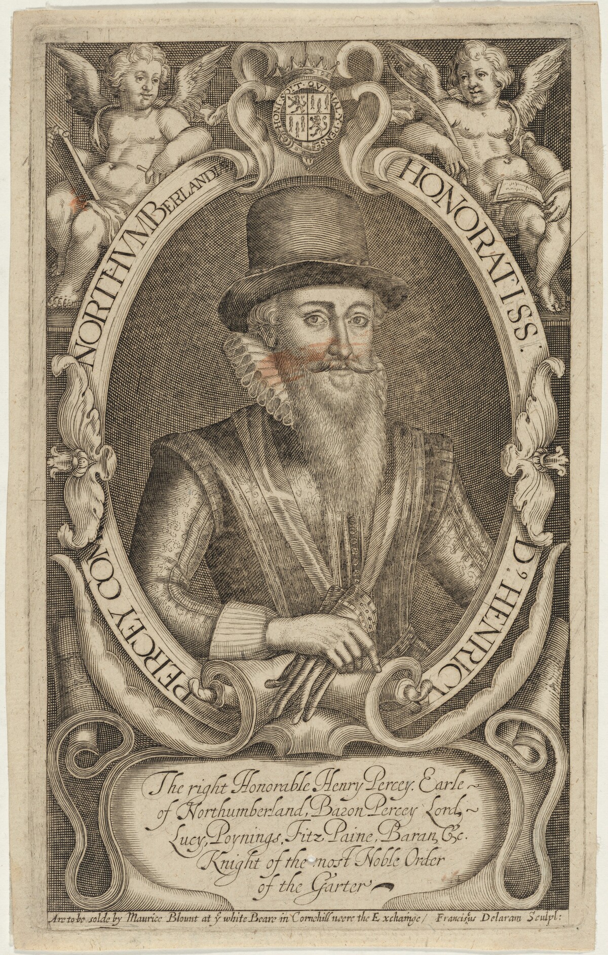Henricus Percye (Henry Percy, Ninth Earl of Northumberland) by Francis Delaram