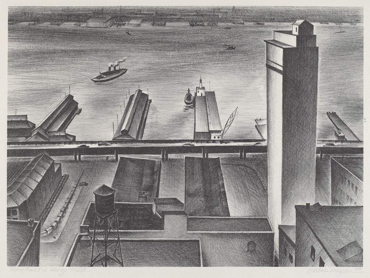 Hudson River at 34th Street by Barbara Morgan