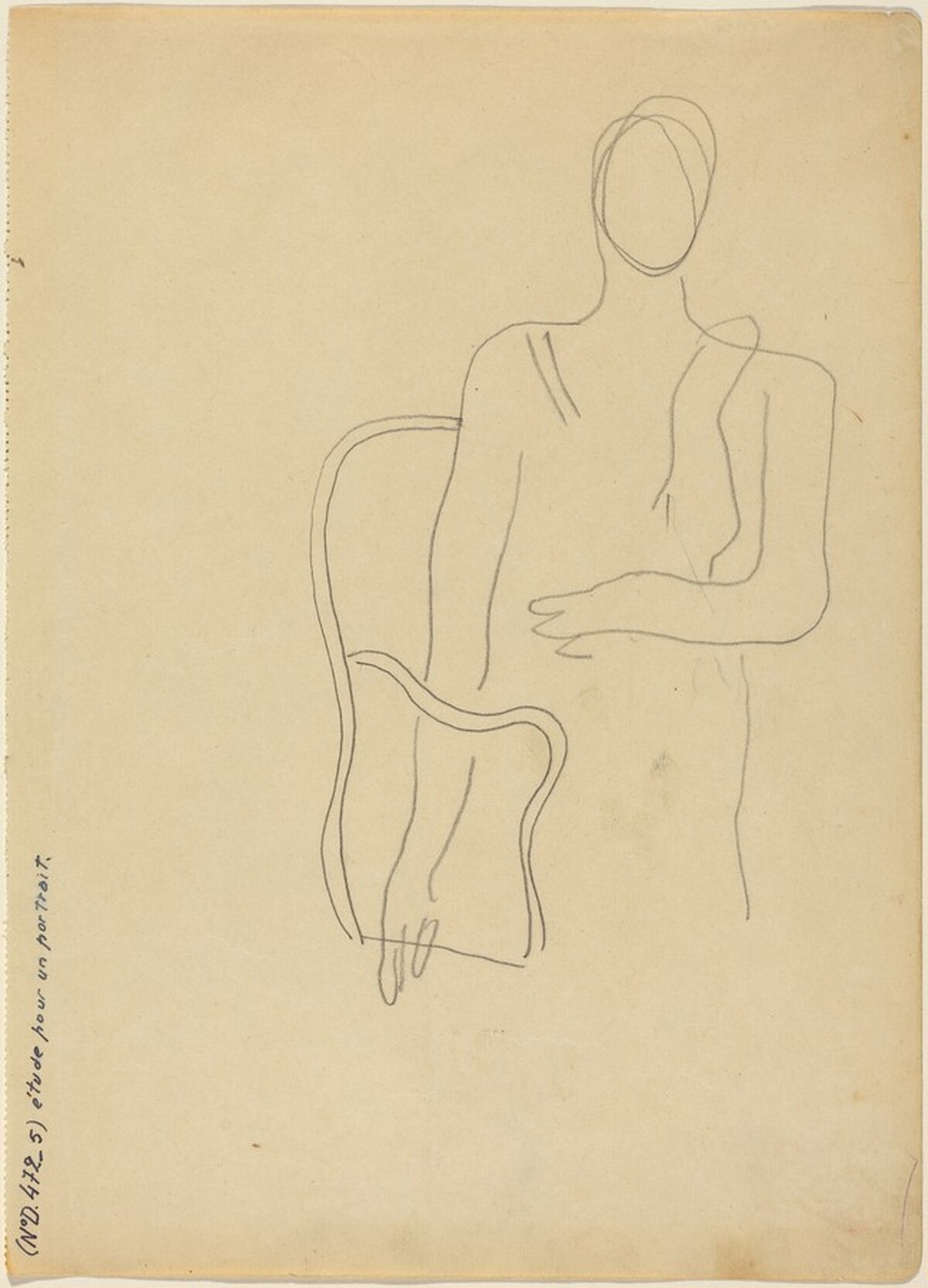 Study for the Portrait "Maud Dale" by Fernand Léger