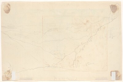 Mountain Landscape [verso]