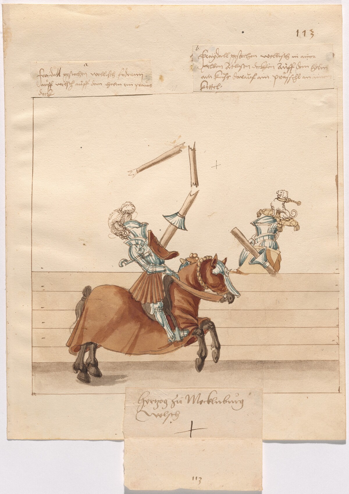 Italian Joust of Peace by German 16th Century
