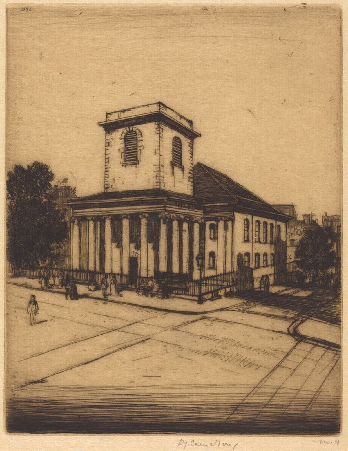 King's Chapel (Boston, Mass.) by David Young Cameron