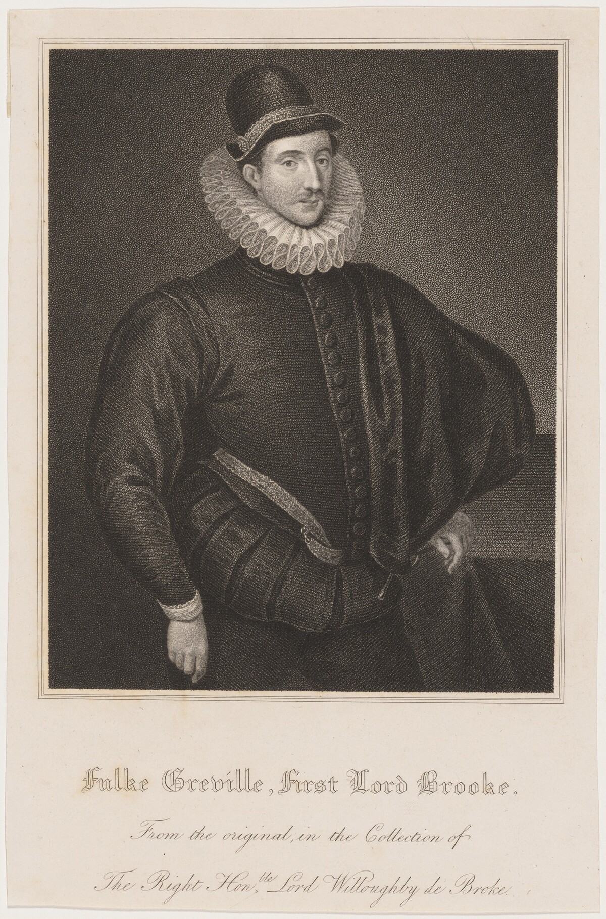 Fulke Greville, First Lord Brooke, Poet by Unknown Artist